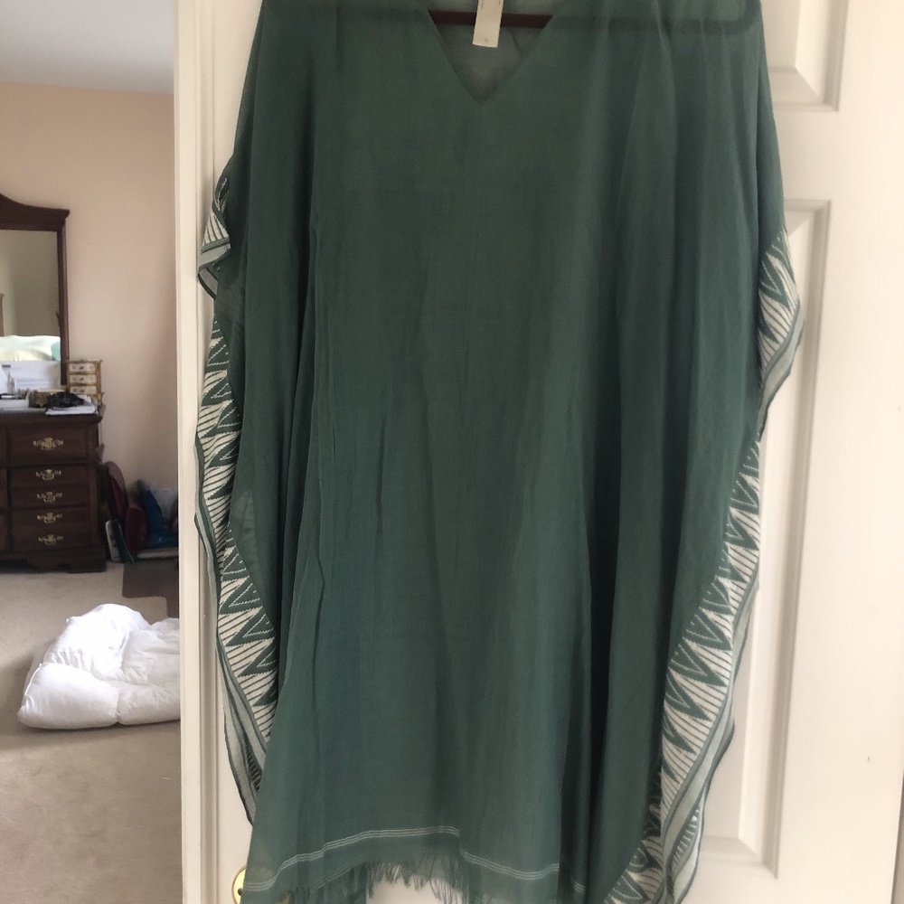 Eileen Fisher Green Beach Coverup